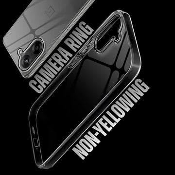 Crystal Shield Hard Case with Anti-Yellowing and Colorful Camera Guard for OnePlus Nord CE 5 5G