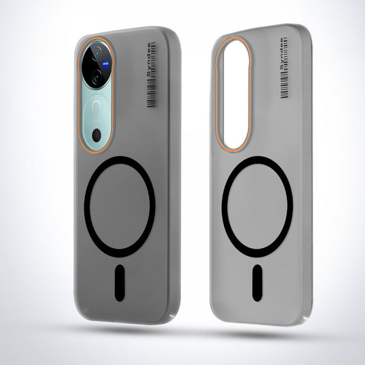 Elegant Colorful Frosted Matte Back With MagSafe Support Back Case For Vivo V40 5G