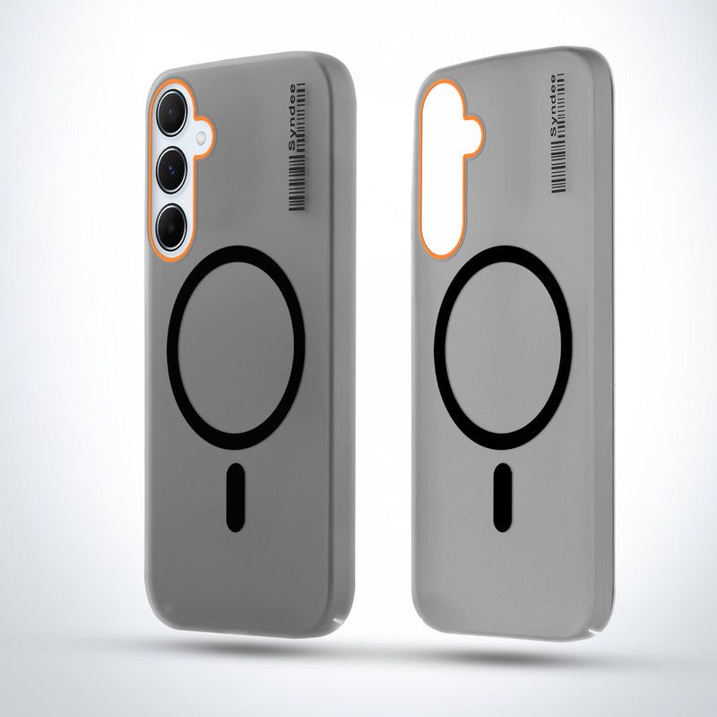 Elegant Colorful Frosted Matte Back With MagSafe Support Back Case For Samsung A55 5G