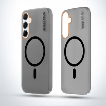 Elegant Colorful Frosted Matte Back With MagSafe Support Back Case For Samsung A55 5G