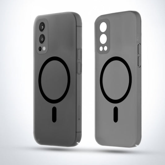 Sleek Frosted Matte Hard Back Cover With MagSafe Compatible Back Case for OnePlus Nord 2