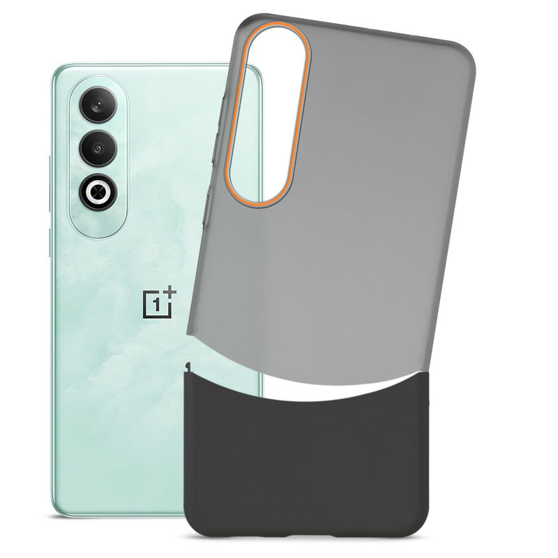 Frosted Case With 2-Cut Interlock For OnePlus Nord CE 4 5G