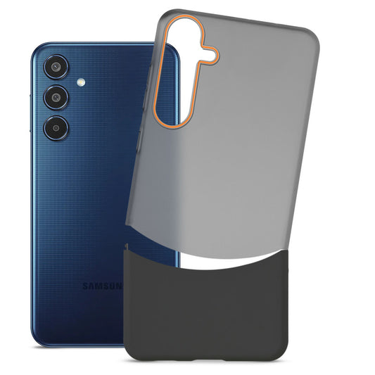 Frosted Hard Back Case For Samsung M35 5G with 2-Cut Interlocking System