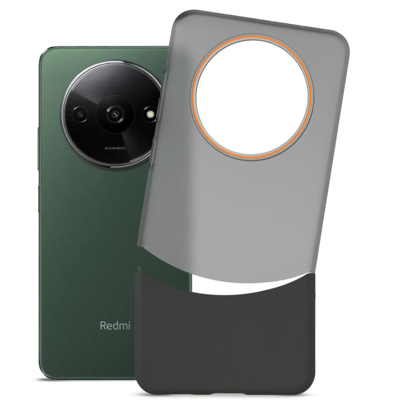 Frosted Case With 2-Cut Interlock For Redmi A3 2024