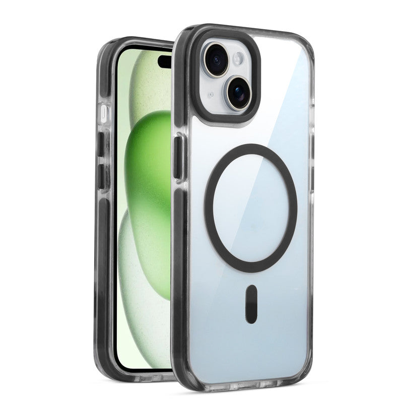 Grip-Line Frame Bumper Case For Apple iPhone 15 Plus