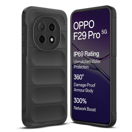 Premium Liquid Silicone Comfort Grip Case for Oppo F29 Pro 5G with Soft Touch Matte TPU