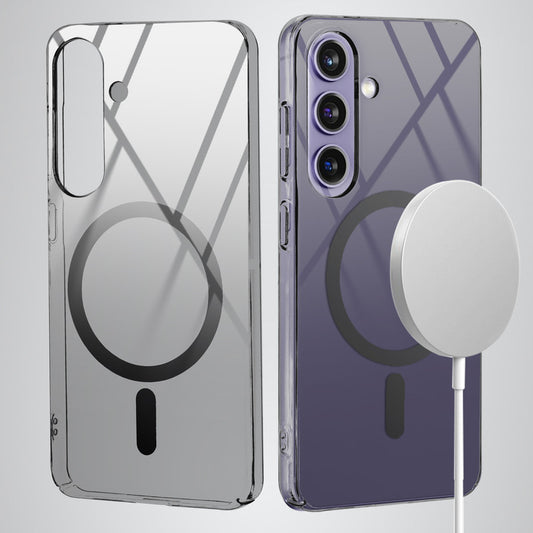 Crystal Clear Hard Back Anti-Yellowing with MagSafe Compatibility Phone Case For Samsung S24 FE 5G