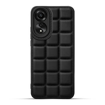 3D Grid Thread Design Silicone Phone Case Cover for Oppo A78 4G