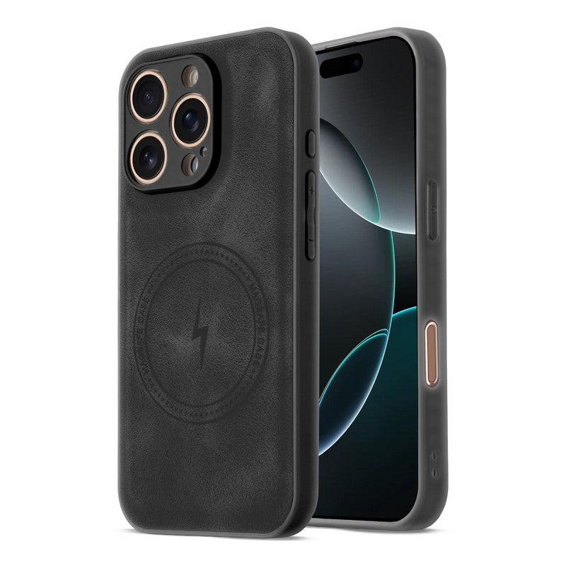 Refined PU Leather Case for Apple iphone 16 Pro Max