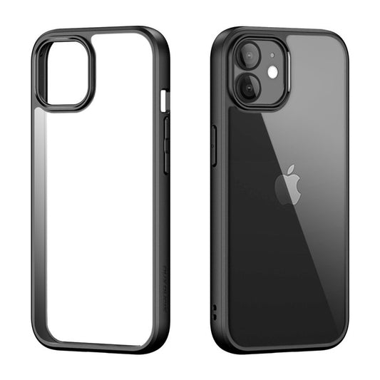 Premium Silicon Soft Framed Case with Clear Back Cover For Apple iPhone 11