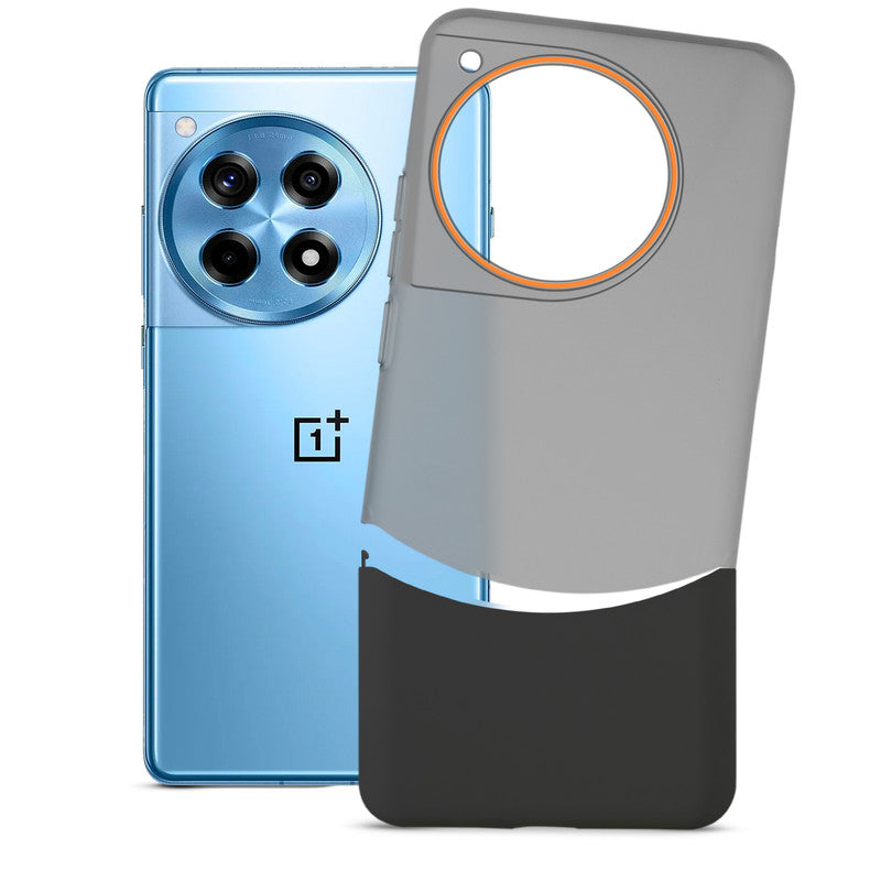 Frosted Case With 2-Cut Interlock For OnePlus 12R 5G