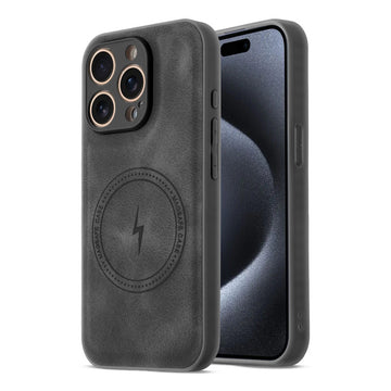 Refined PU Leather Case for Apple iPhone 15 Pro
