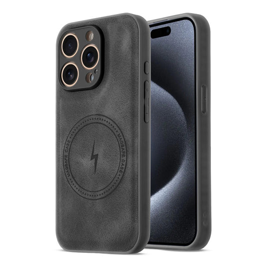 Refined PU Leather Case for Apple iPhone 15 Pro