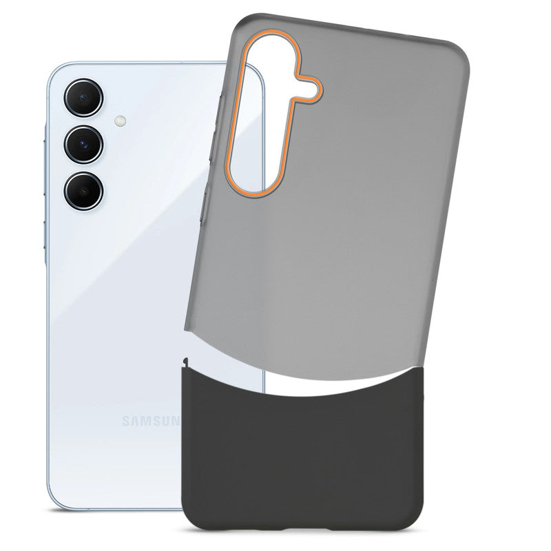 Frosted Hard Back Case For Samsung S24 FE 5G with 2-Cut Interlocking System