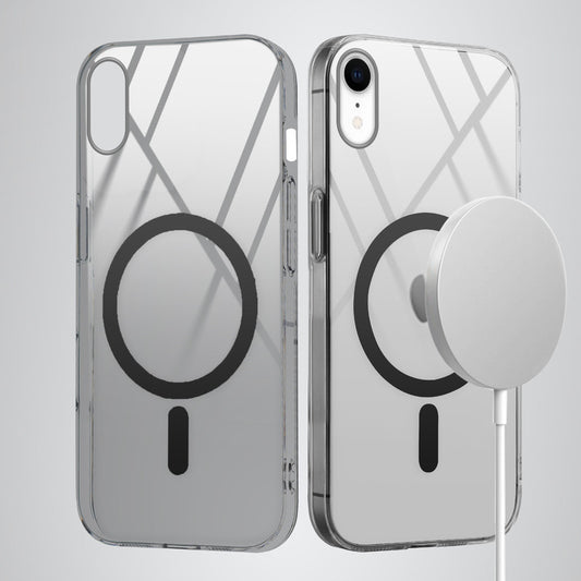 Crystal Clear Hard Back Anti-Yellowing with MagSafe Compatibility Phone Case For Apple iPhone XR