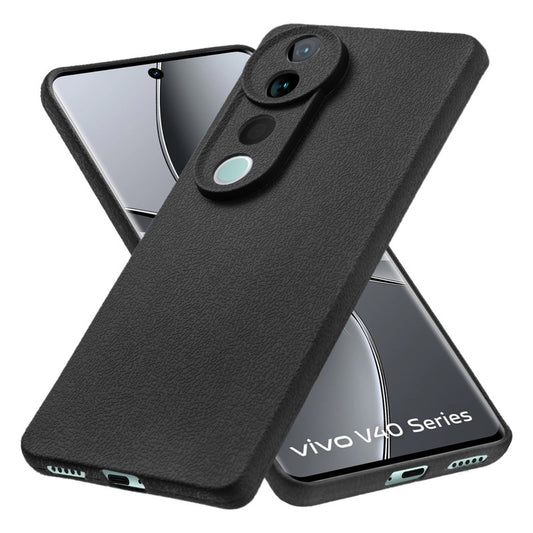 Sleek Textured Silicone Case for Vivo V40 Pro 5G with Anti-Slip Grip Design and Precise Cutouts