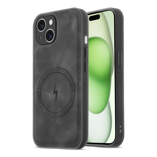 Refined PU Leather Case for Apple iPhone 15 Plus