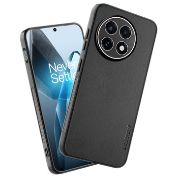 Unimore Leather Hard Case with Shiny Camera Protection For OnePlus 13R 5G