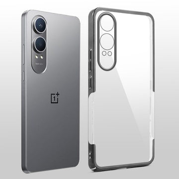 Crystal Clear Premium Case with Shiny Colorful Edges and Precise Cutouts for OnePlus Nord CE 4 Lite 5G