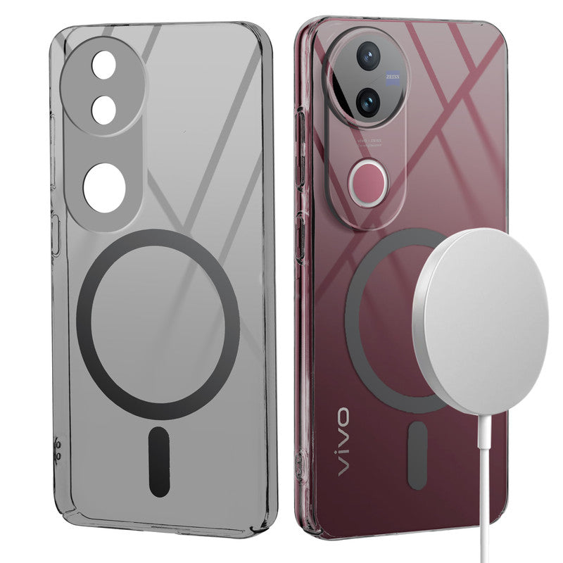 Crystal Clear Hard Back Anti-Yellowing with MagSafe Compatibility Phone Case For Vivo V50 5G