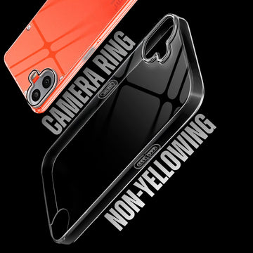 Crystal Shield Hard Case with Anti-Yellowing and Colorful Camera Guard for CMF Phone 1