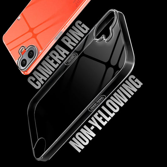 Crystal Shield Hard Case with Anti-Yellowing and Colorful Camera Guard for CMF Phone 1