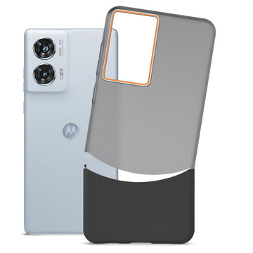 Frosted Hard Back Case For Motorola Moto G96 5G with 2-Cut Interlocking System