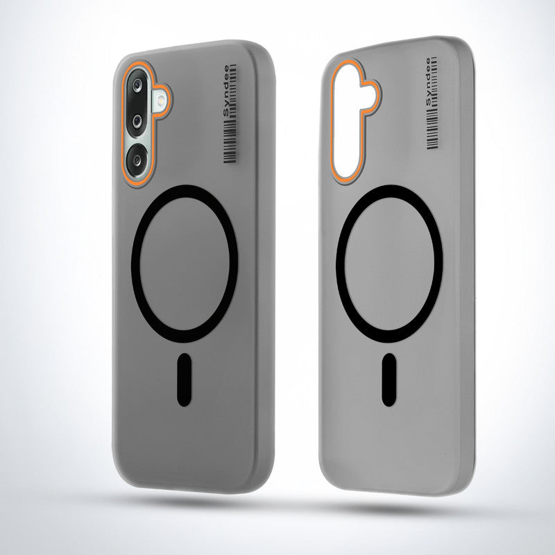 Elegant Colorful Frosted Matte Back With MagSafe Support Back Case For Samsung F36 5G