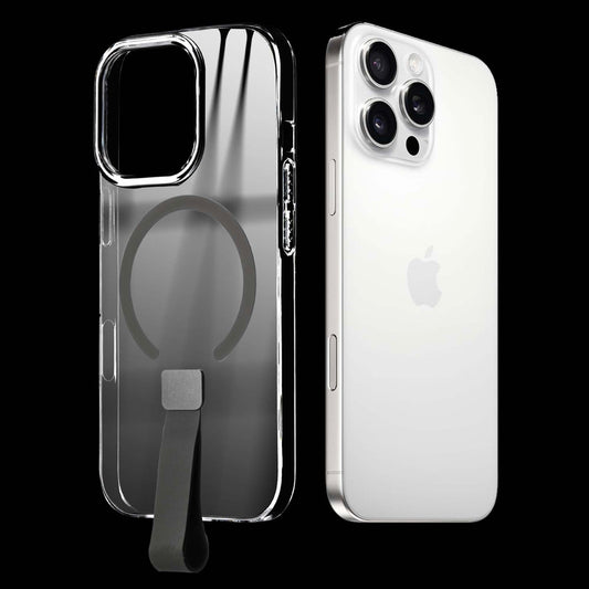 Exquisite MagSafe Transparent Case for Apple iPhone 16 Pro with Strap , Hard Back Cover with Long Lasting Anti Yellowing Protection
