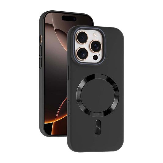 Hard Back MagSafe Case for Apple iphone 16 Pro Max, Durable Design & Shiny MagSafe Ring