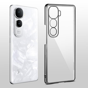 Crystal Clear Premium Case with Shiny Colorful Edges and Precise Cutouts for Vivo Y400 Pro 5G