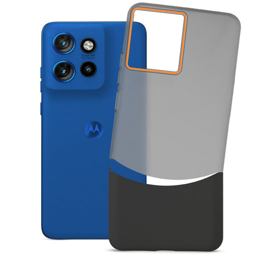 Frosted Hard Back Case For Motorola Moto Edge 50 Neo 5G with 2-Cut Interlocking System