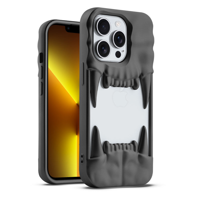 3D Tiger Fang Back Case for Apple iPhone 13 Pro Max, A Wild and Fearless Vibe