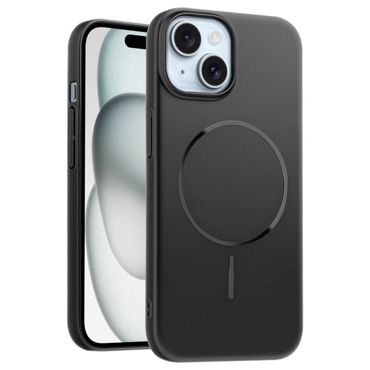 Slim Hard Shell Back Case for Apple iPhone 15 , Shiny Finish with Built in MagSafe Support