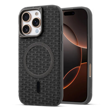 Rugged Silicone Grip Mobile Back Cover Case For Apple iPhone 16 Pro With Magsafe Support