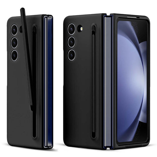Handy Cover for Samsung Z Fold 5 with Integrated Pen Holder and Screen Friendly Stylus Pen