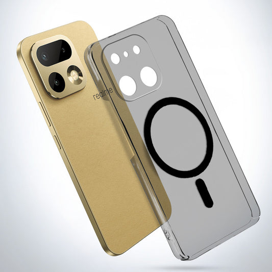 Colored Transparent Anti-Yellowing Magnetic Accessory Support Case For Realme 16 Pro Plus 5G