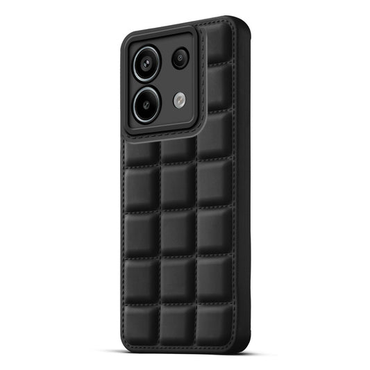 3D Grid Thread Design Silicone Phone Case Cover for Redmi Note 13 Pro 5G