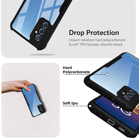 Premium Acrylic Transparent Back Cover for Samsung M52 5G