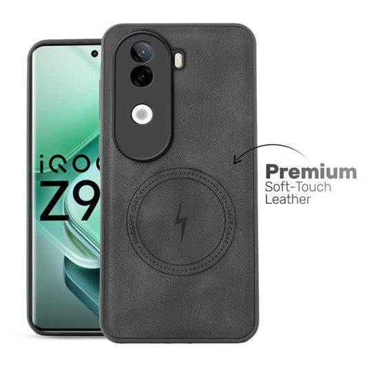 Refined PU Leather Case for iQOO Z9s 5G