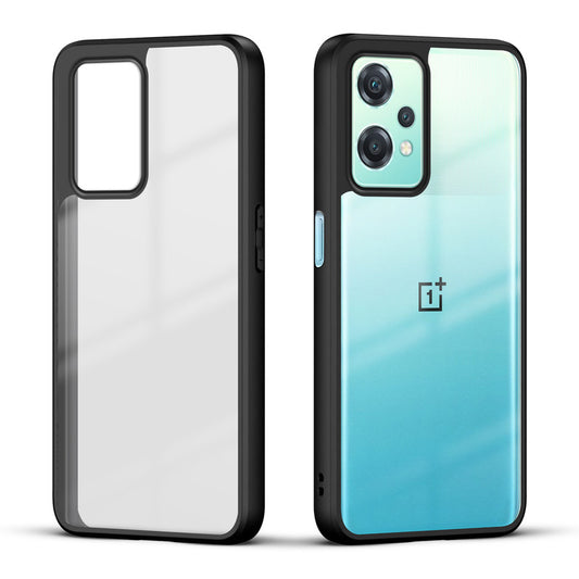 Premium Silicon Soft Framed Case with Clear Back Cover For OnePlus Nord CE 2 Lite 5G