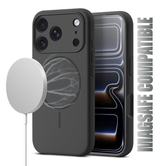 MagSafe Compatible Liquid Silicone Case For Apple iPhone 17 Pro With Camera Protection