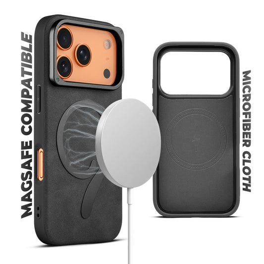 Prime Leather Wireless Charging Compatible Case for Apple iPhone 17 Pro