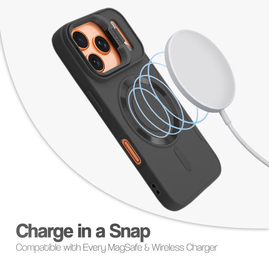 Flex Camera Ring Stand Case For Apple iphone 17 Pro Max