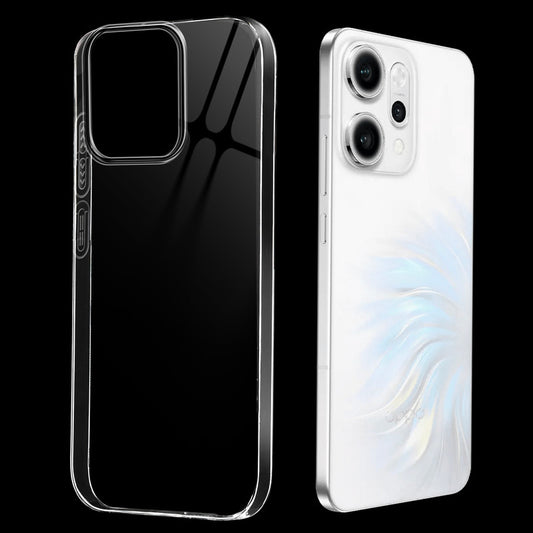 Crystal Shield Hard Case with Anti-Yellowing and Colorful Camera Guard for Oppo Reno 14 Pro 5G