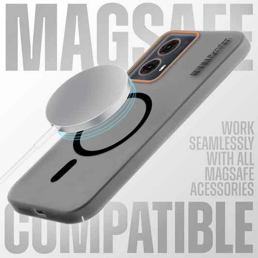 Colorful Frosted Matte MagSafe For Motorola Moto G85 5G