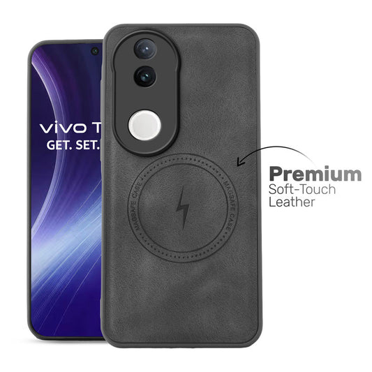 Refined PU Leather Case for Vivo T4R 5G