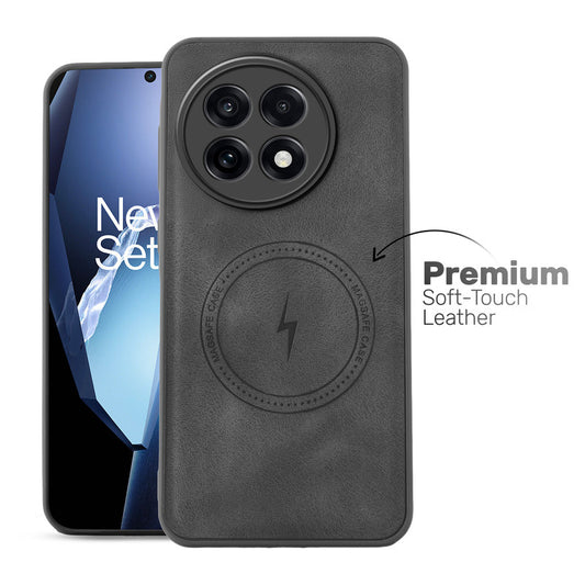 Refined PU Leather Case for OnePlus 13R 5G