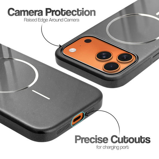 Apple iphone 17 Pro Max Polished Titanium Hard Case