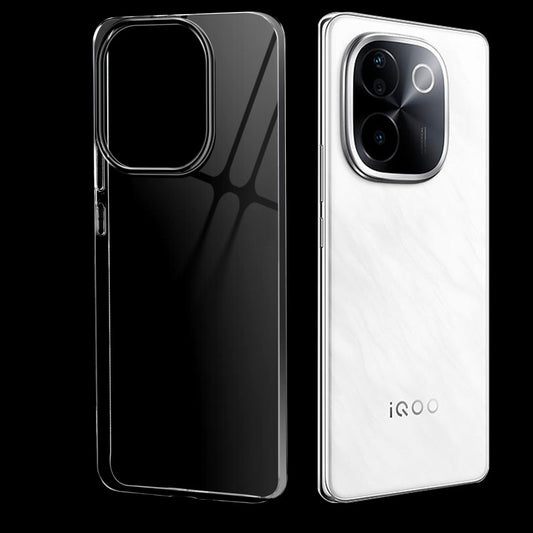 Crystal Shield Hard Case with Anti-Yellowing and Colorful Camera Guard for iQOO Z9s Pro 5G